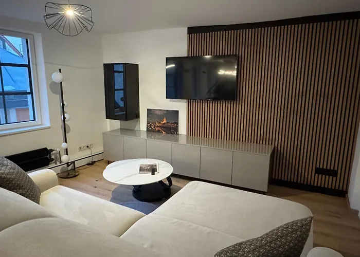 Apartmán Brueck Residenz - Denkmalwohnung An Der Steinernen Bruecke Řezno